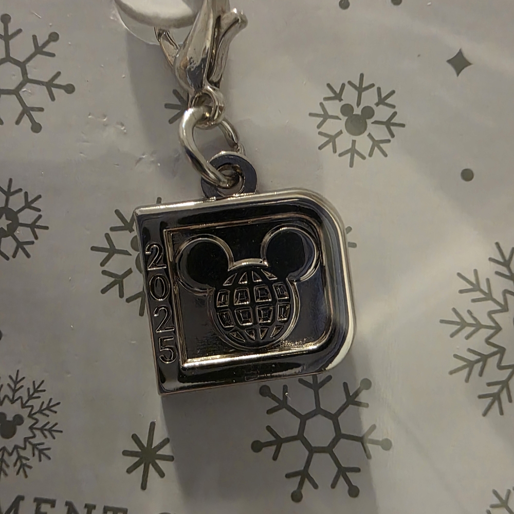 Disney Parks Silver Disney 2025 Charm New